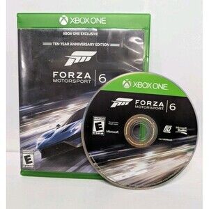 Forza 6 Xbox One Exclusive Disc  Motorsport 10 Year Anniversary Edition Video